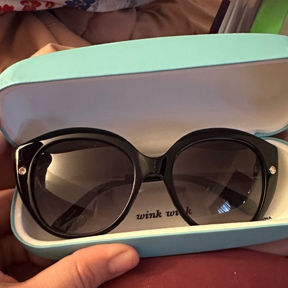 Kate Spade Black Cat-Eye Sunglasses - Picture 1 of 2